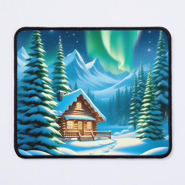Item preview, Winter Cottage During the Polar Night designed and sold by Design-Illusi0n.