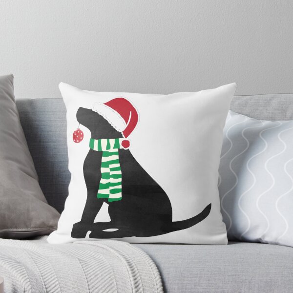 Vista previa del artículo con la obra «Navidad Labrador Negro Vacaciones Perro», diseñado y vendido por emrdesigns.