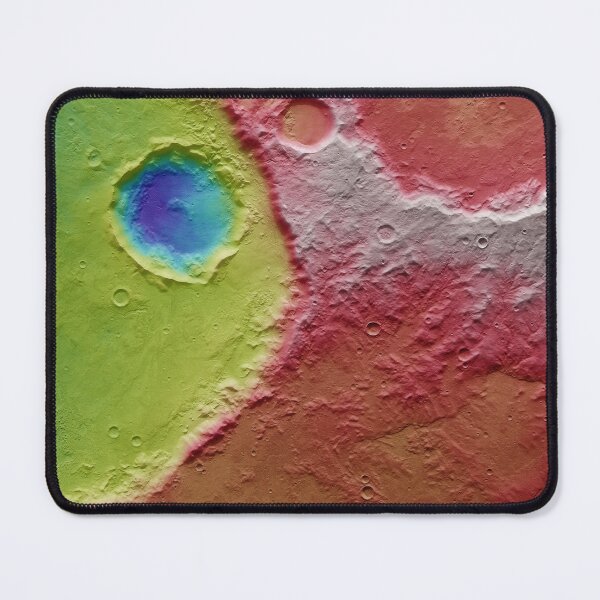 Item preview, Topography of Terra Sirenum (Mars, color-coded) designed and sold by Raureif.