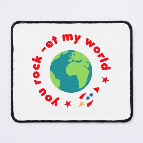 Item preview, Funny You Rock-et My World Cute Rocket Funny Puns designed and sold by wingstar.