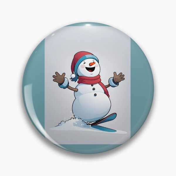 Item preview, Snowman Snowboarder #4 On Vacation -  Riding Yule Bliss  designed and sold by Artekinium.