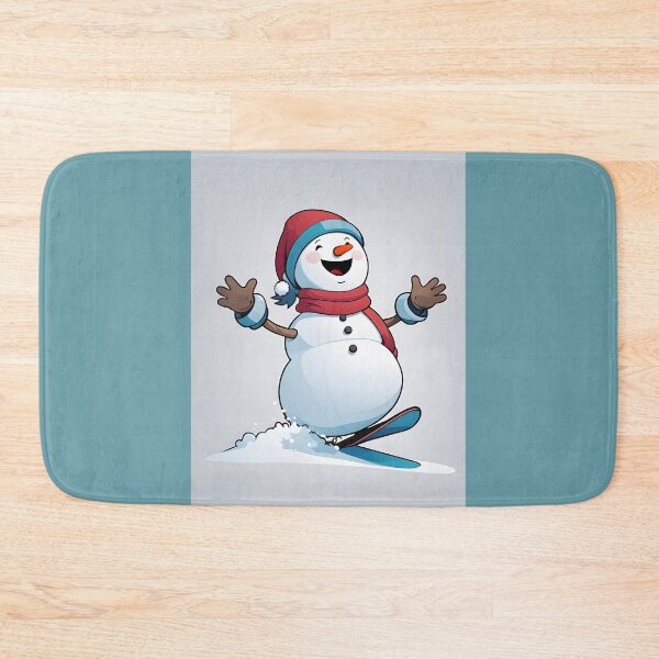 Item preview, Snowman Snowboarder #4 On Vacation -  Riding Yule Bliss  designed and sold by Artekinium.