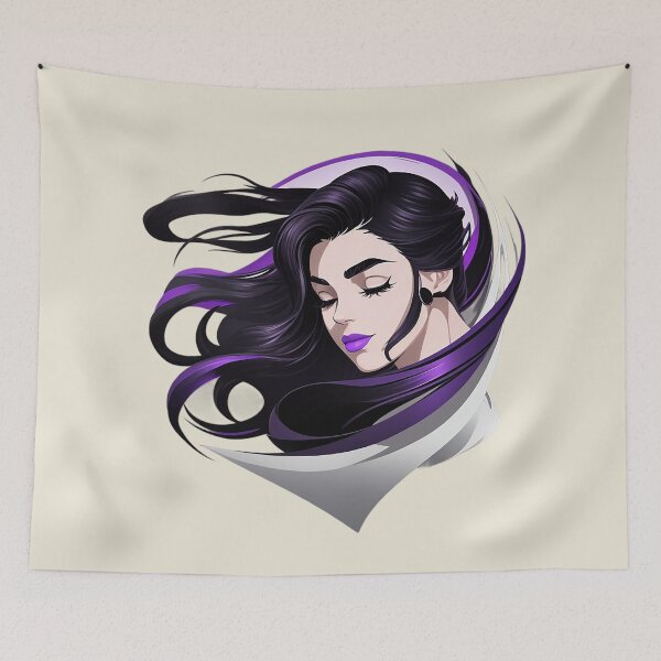 Item preview, Woman face profile designed and sold by MacMerch121.