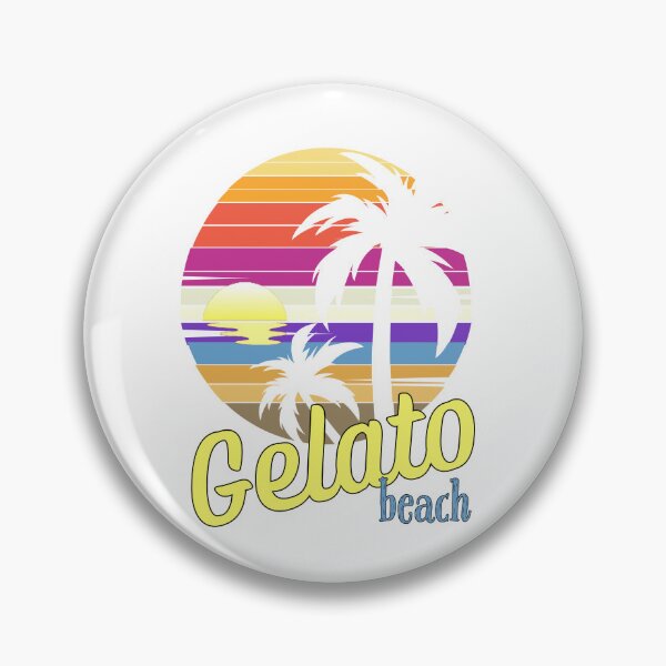 Item preview, Gelato Beach - Retro Sunset, Video Gamer designed and sold by Sun Sand & Sea Art.