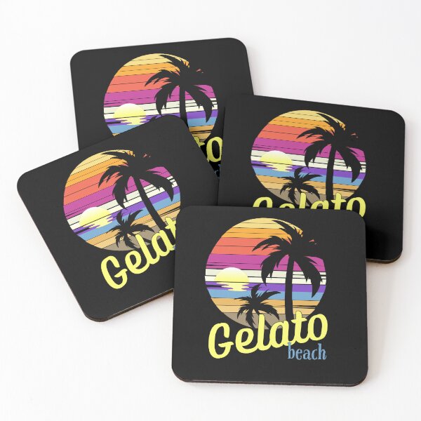 Item preview, Gelato Beach - Retro Sunset, Video Gamer designed and sold by Sun Sand & Sea Art.
