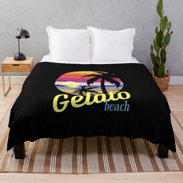 Item preview, Gelato Beach - Retro Sunset, Video Gamer designed and sold by Sun Sand & Sea Art.