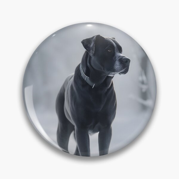 Artikelvorschau, Black Cane Corso Hundefotografie im Winter entworfen und verkauft von NBSStore.