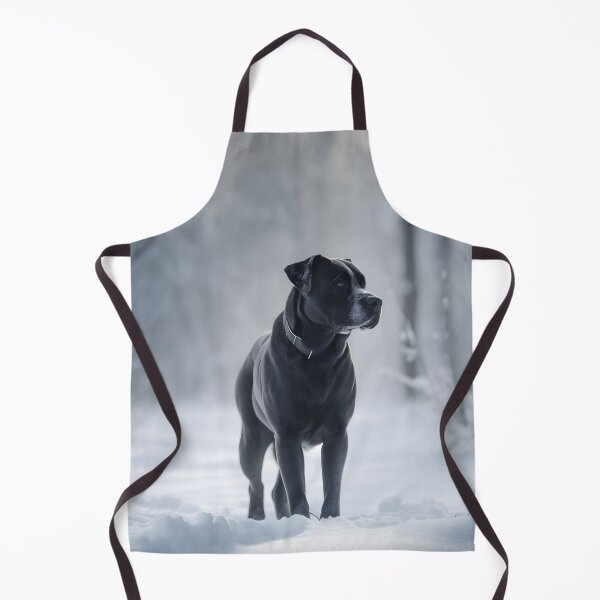 Artikelvorschau, Black Cane Corso Hundefotografie im Winter entworfen und verkauft von NBSStore.