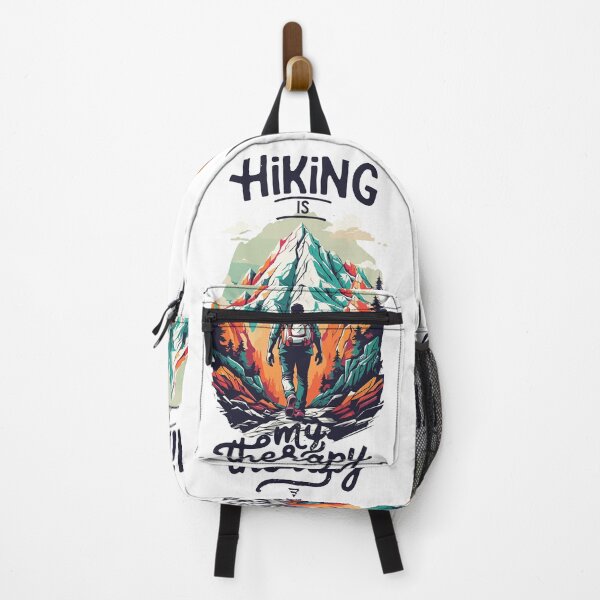 Item preview, HIKING IS MY THERAPY Tee. The perfect companion for your outdoor adventures designed and sold by BRUNTadventures.