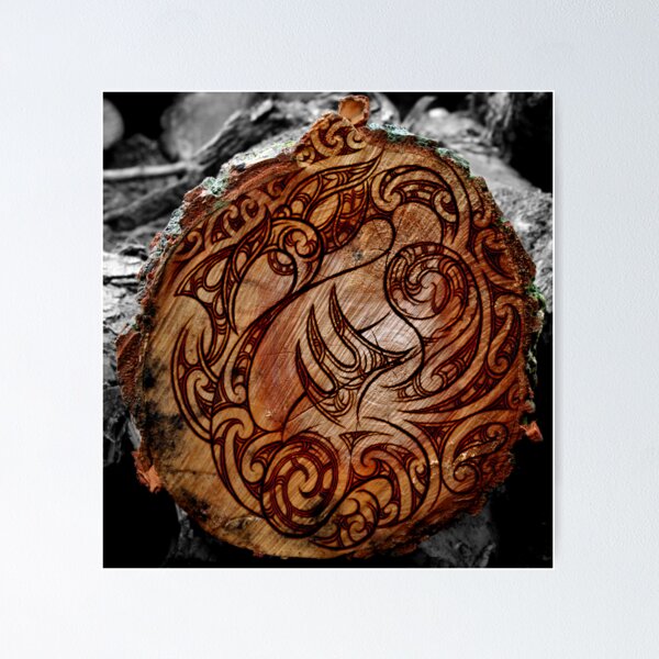 Maori Manaia Polynesian Tribal Tattoo Gift Idea' Poster | Spreadshirt