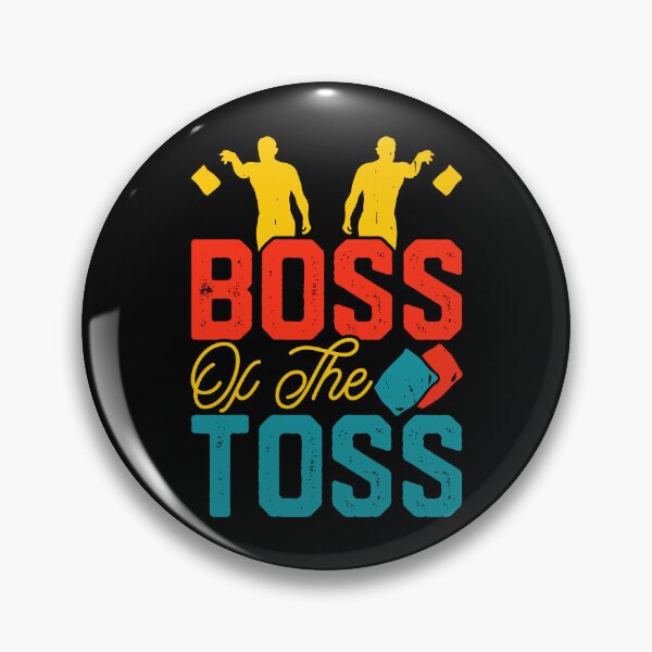 Item preview, Boss Of The Toss Retro Design - Baggo Team Bean Bag Toss Game - Funny Cornhole Player Vintage designed and sold by naworas.