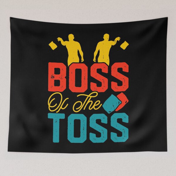 Item preview, Boss Of The Toss Retro Design - Baggo Team Bean Bag Toss Game - Funny Cornhole Player Vintage designed and sold by naworas.