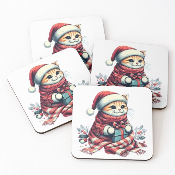 Item preview, Happy Christmas Kitten designed and sold by Goondzik.