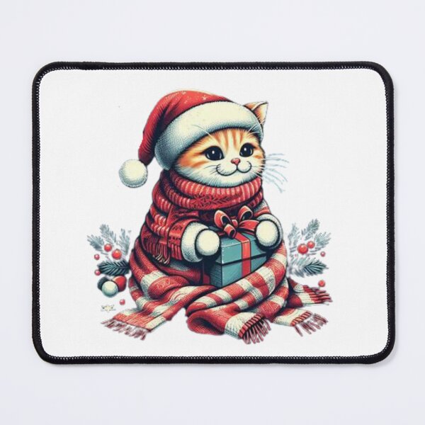 Item preview, Happy Christmas Kitten designed and sold by Goondzik.