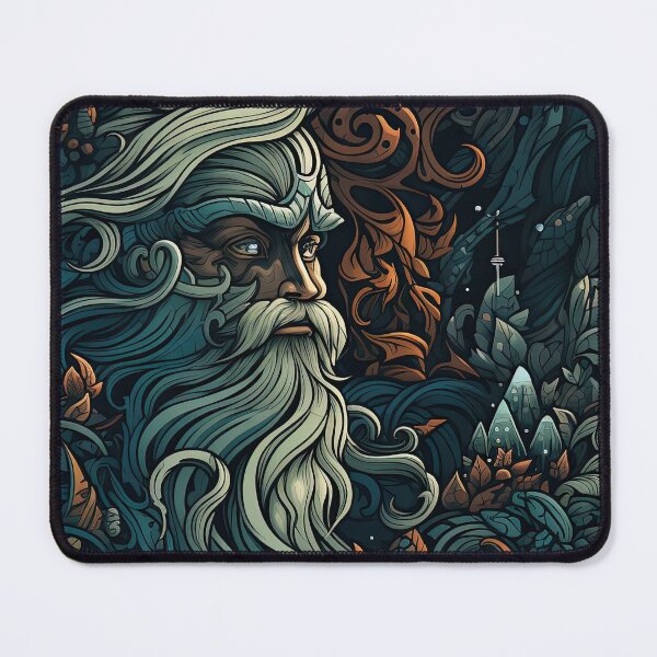 Item preview, A Nordic Saga VI - Tapestry style seamless pattern designed and sold by NevernotmeUK.
