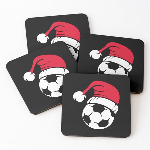 Item preview, Football Ball Soccer Illustrations Christmas Santa Hat Santa Claus Club designed and sold by AndreMi.