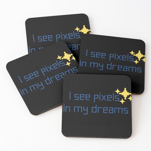 Item preview, I See Pixels In My Dreams - Graphic Designing designed and sold by Dominika Bednarska.