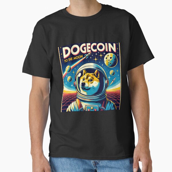 Item preview, Dogecoin Odyssey: The Moon Mission designed and sold by visionaryprint.