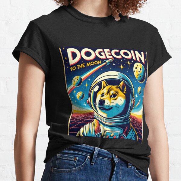 Dogecoin Odyssey: The Moon Mission Classic T-Shirt