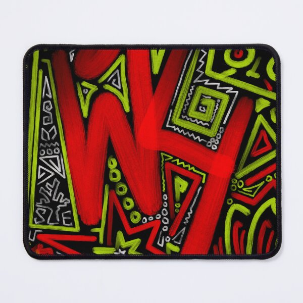 Item preview, Wonky Doodle Red & Green designed and sold by The Wonky Doodler.