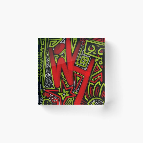 Item preview, Wonky Doodle Red & Green designed and sold by The Wonky Doodler.