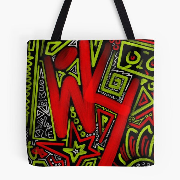 Item preview, Wonky Doodle Red & Green designed and sold by The Wonky Doodler.