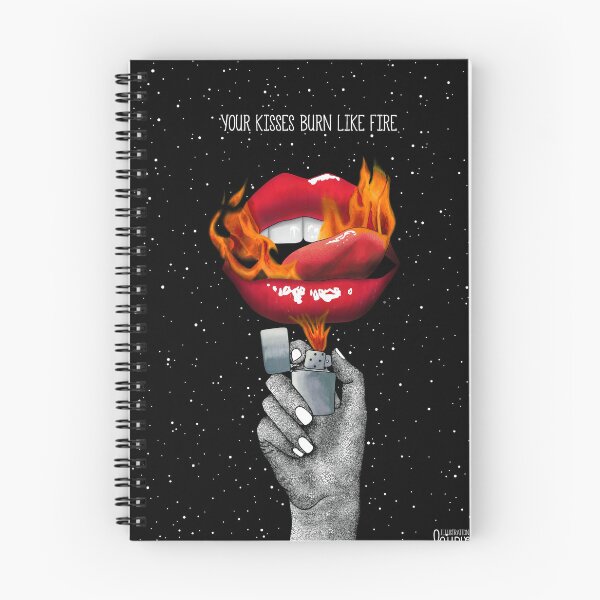 Item preview, Kisses burn like fire designed and sold by Laurillu.