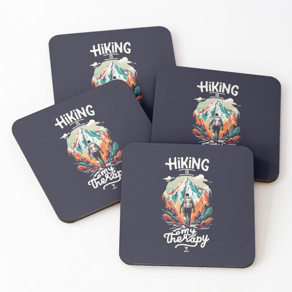 Item preview, Copy of HIKING IS MY THERAPY Tee. The perfect companion for your outdoor adventures designed and sold by BRUNTadventures.