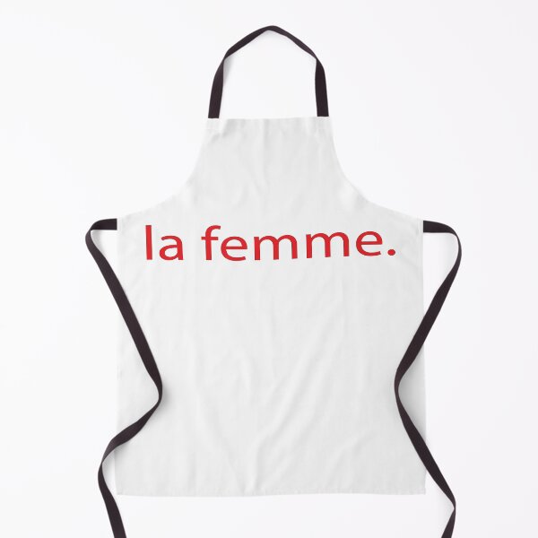 Item preview, La femme 'The woman' French Slogan designed and sold by Islanr.
