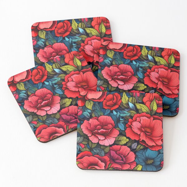 Item preview, Beautiful Red Flowers designed and sold by ShinyWolf.