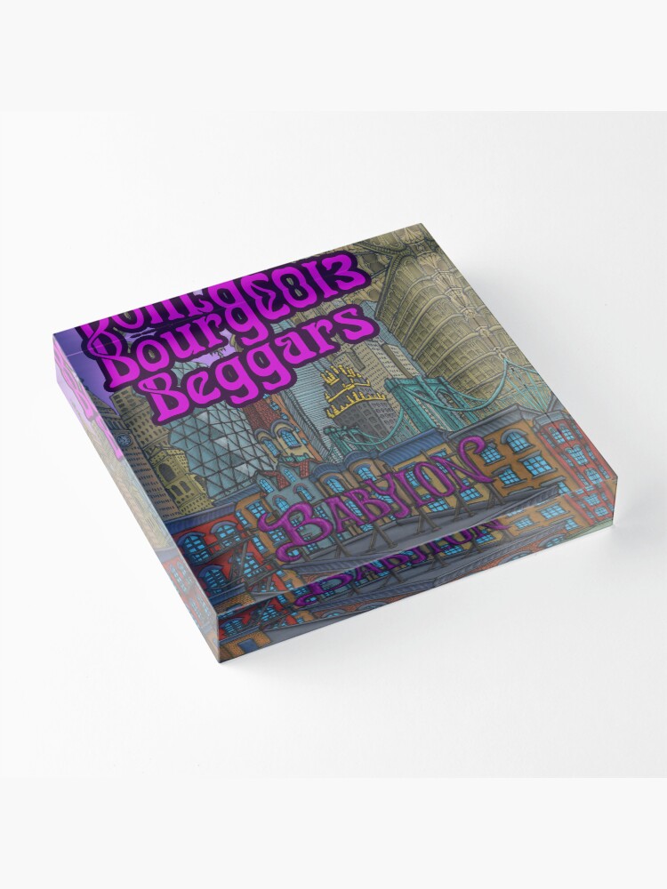 Thumbnail 3 of 5, Acrylic Block, Bourgeois Beggars Rags to Riches to Rags Album Cover (Phone Case) designed and sold by Ordovich.