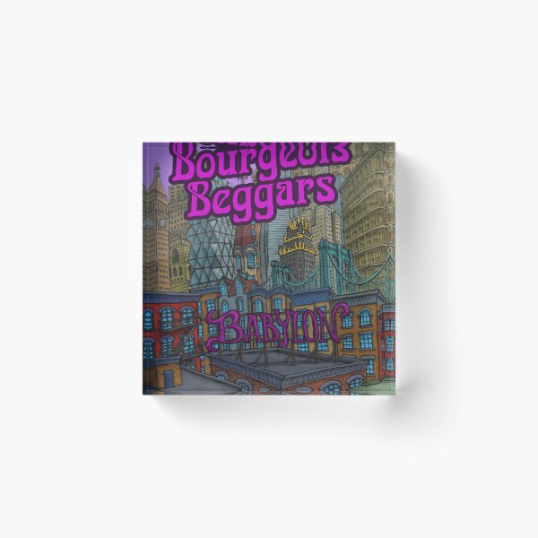 Bourgeois Beggars Rags to Riches to Rags Album Cover (Phone Case) Acrylic Block