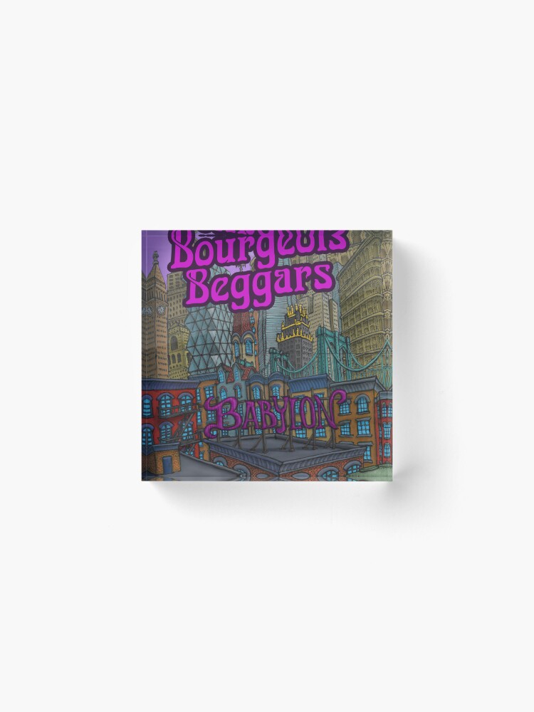 Thumbnail 2 of 5, Acrylic Block, Bourgeois Beggars Rags to Riches to Rags Album Cover (Phone Case) designed and sold by Ordovich.