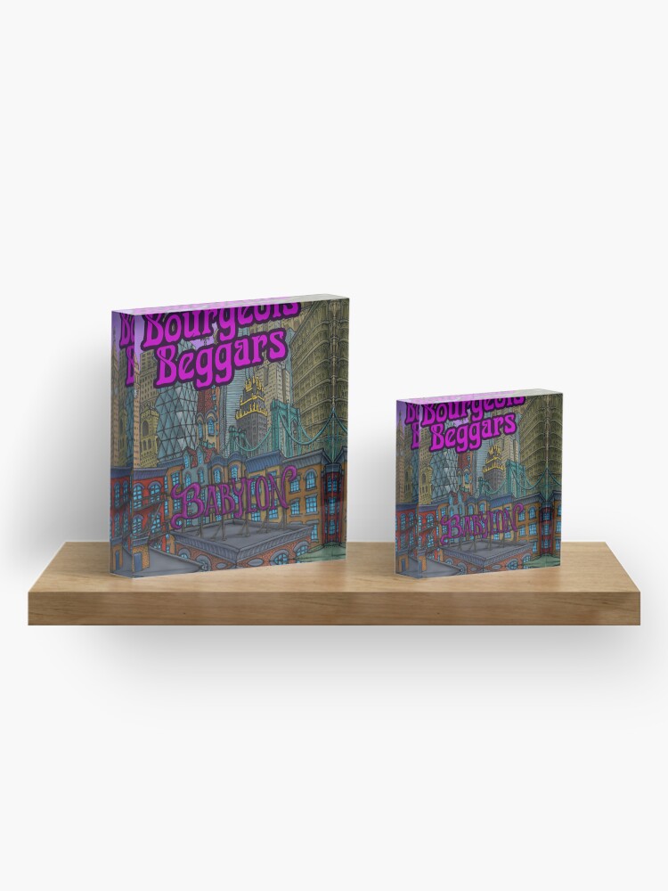 Thumbnail 4 of 5, Acrylic Block, Bourgeois Beggars Rags to Riches to Rags Album Cover (Phone Case) designed and sold by Ordovich.