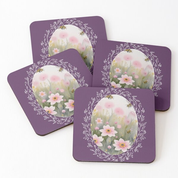Item preview, Meadow of Pink Flowers designed and sold by MarzenaKa.