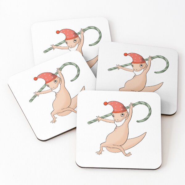 Item preview, Candy Cane Gecko Capers designed and sold by DesignbyMav.