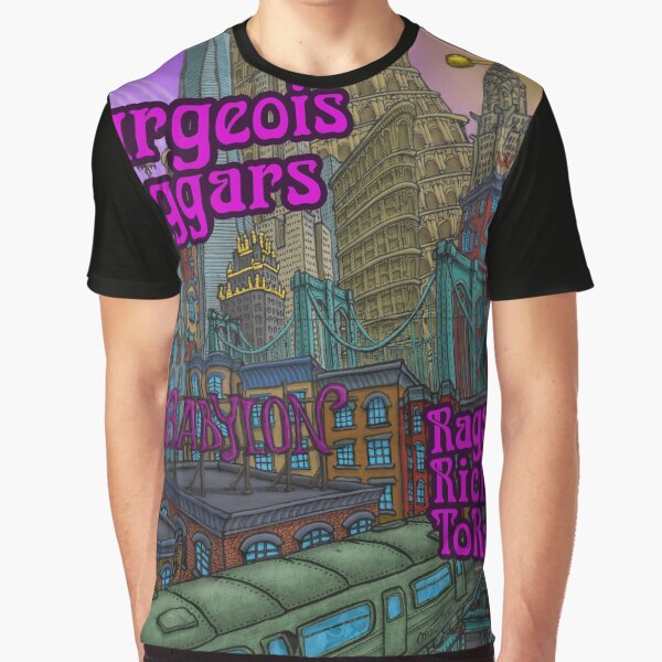 Bourgeois Beggars Rags to Riches to Rags Album Cover Graphic T-Shirt