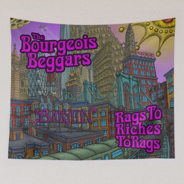 Item preview, Bourgeois Beggars Rags to Riches to Rags Album Cover designed and sold by Ordovich.