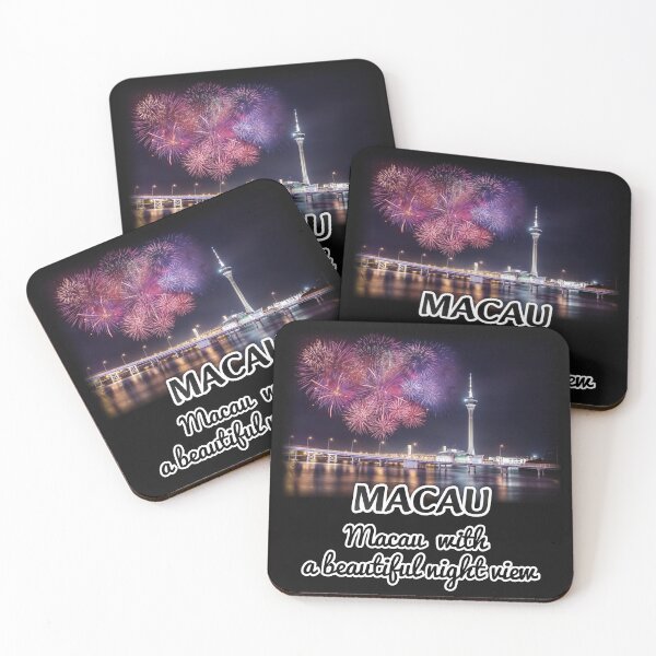 Item preview, Macao, Macao con una hermosa vista nocturna designed and sold by zzzozzo.