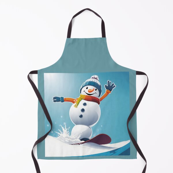 Item preview, Snowman Snowboarder #5 On Vacation - Chill Yule Glide designed and sold by Artekinium.
