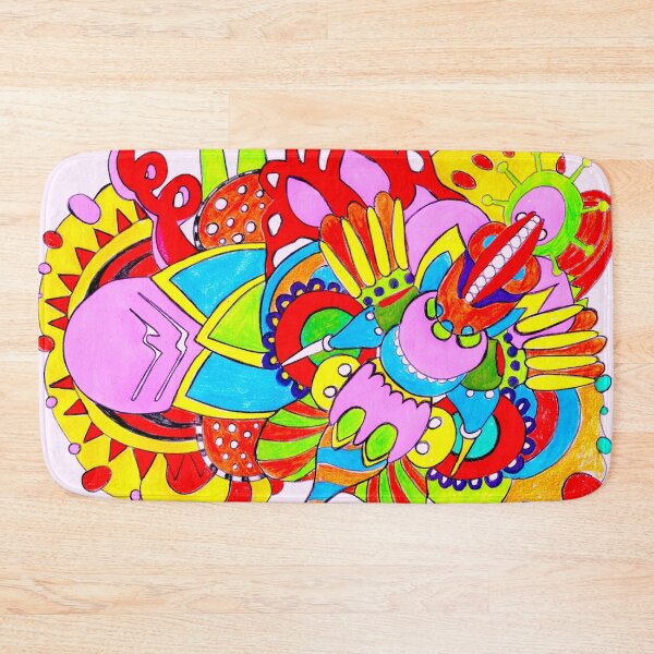Item preview, 609. Colorful abstract redbubble design doodles by Veera Zukova  designed and sold by Veera Zukova.