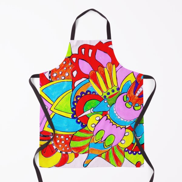 Item preview, 609. Colorful abstract redbubble design doodles by Veera Zukova designed and sold by Veera Zukova.
