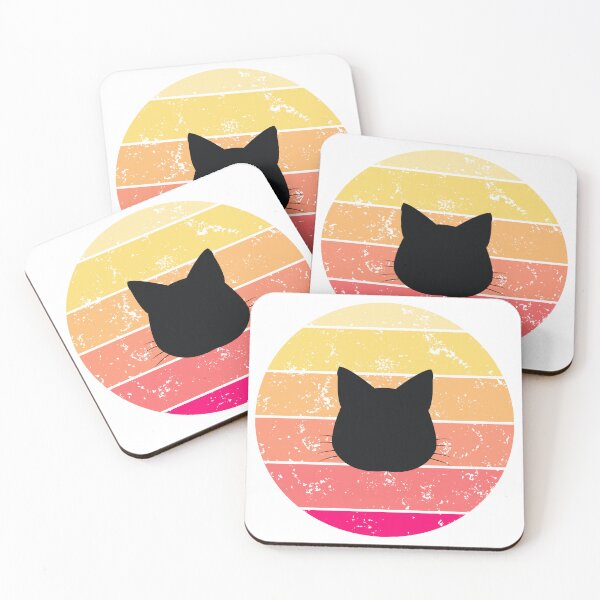 Item preview, Retro Sunset Cat Silhouette designed and sold by JPareDesign.