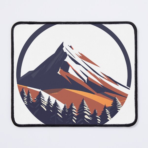 Item preview, Mountainous Retreat with Lush Forests designed and sold by HarbeShop.