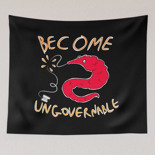 Item preview, Worm off the string, become ungovernable designed and sold by KingMiles1991.
