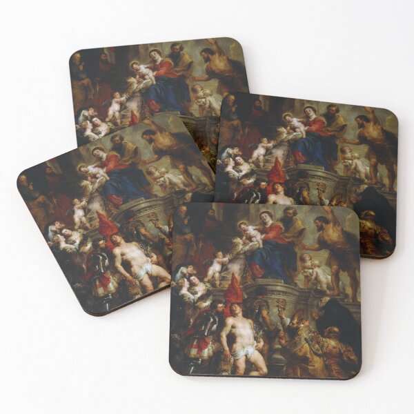 Item preview, Mystic marriage of Saint Catherine of Alexandria Madonna and Child by Peter Paul Rubens designed and sold by My Artprintz.
