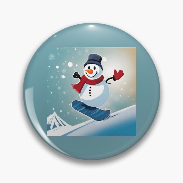Item preview, Snowman Snowboarder #6 On Vacation -   Frosty's Wave Dance  designed and sold by Artekinium.