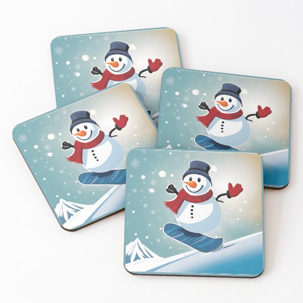 Item preview, Snowman Snowboarder #6 On Vacation -   Frosty's Wave Dance  designed and sold by Artekinium.