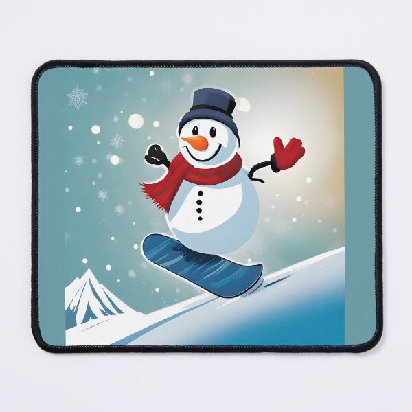 Item preview, Snowman Snowboarder #6 On Vacation - Frosty's Wave Dance designed and sold by Artekinium.