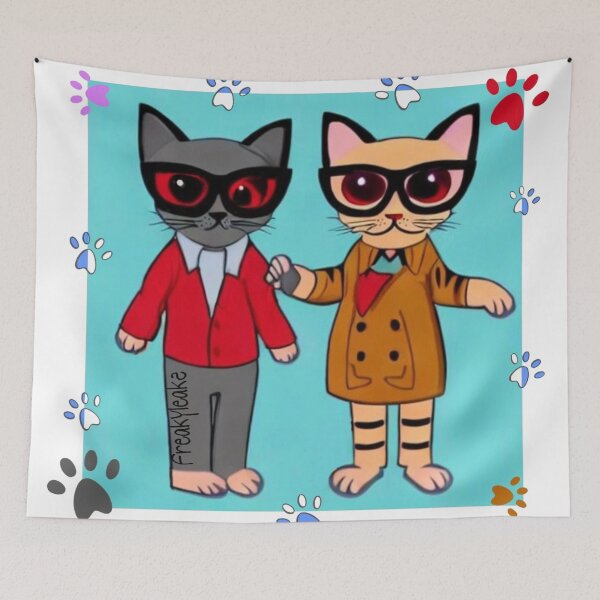 Item preview, MR. AND MRS. CAT designed and sold by inarausch2023.